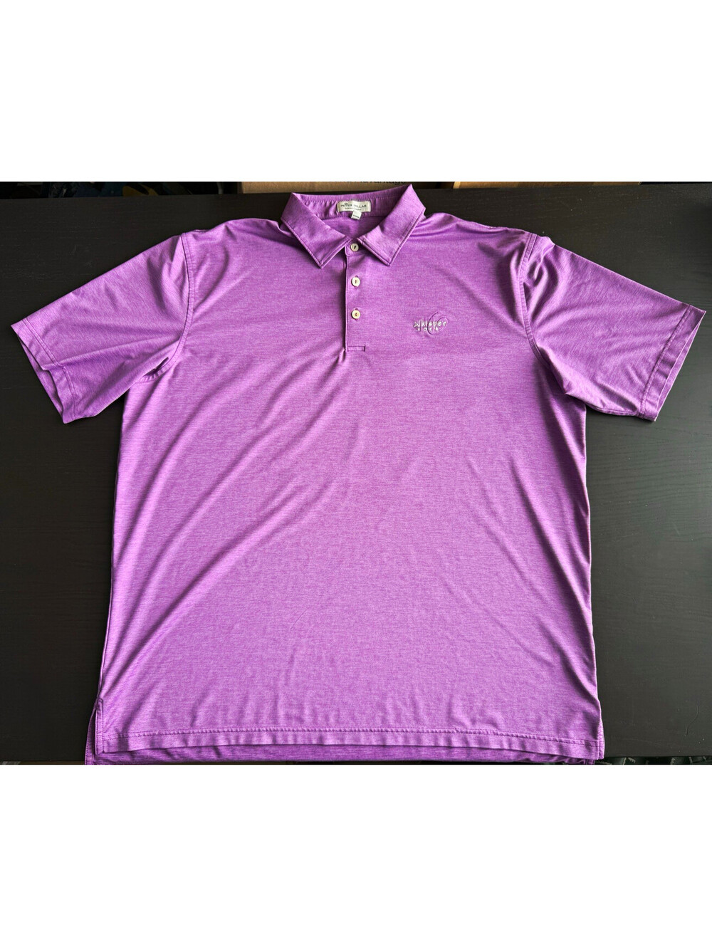 Peter Millar Summer Comfort Mens Soft Golf Polo Purple Size XL Whisper Rock CC